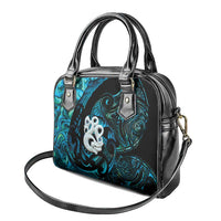 Manaia New Zealand Matariki Shoulder Handbag NZ Paua Shell Maori Art