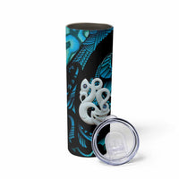 Manaia New Zealand Matariki Skinny Tumbler NZ Paua Shell Maori Art LT14 - Polynesian Pride