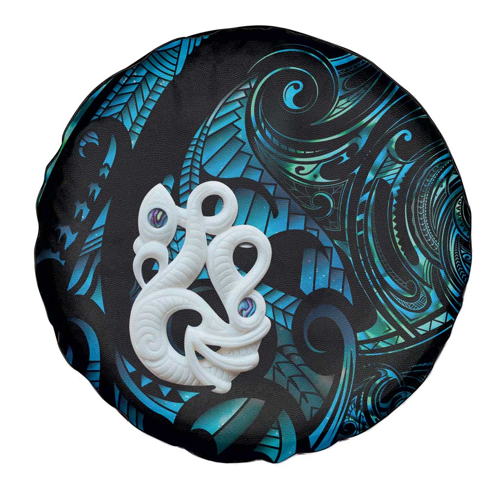 Manaia New Zealand Matariki Spare Tire Cover NZ Paua Shell Maori Art