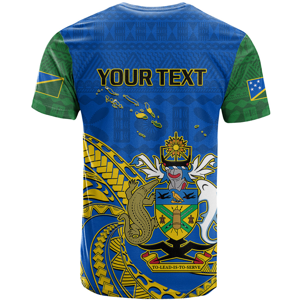Custom Independence Day Solomon Islands T Shirt Happy 45th Anniversary LT14 - Polynesian Pride