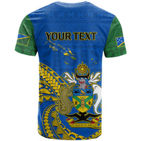 Custom Independence Day Solomon Islands T Shirt Happy 45th Anniversary LT14 - Polynesian Pride