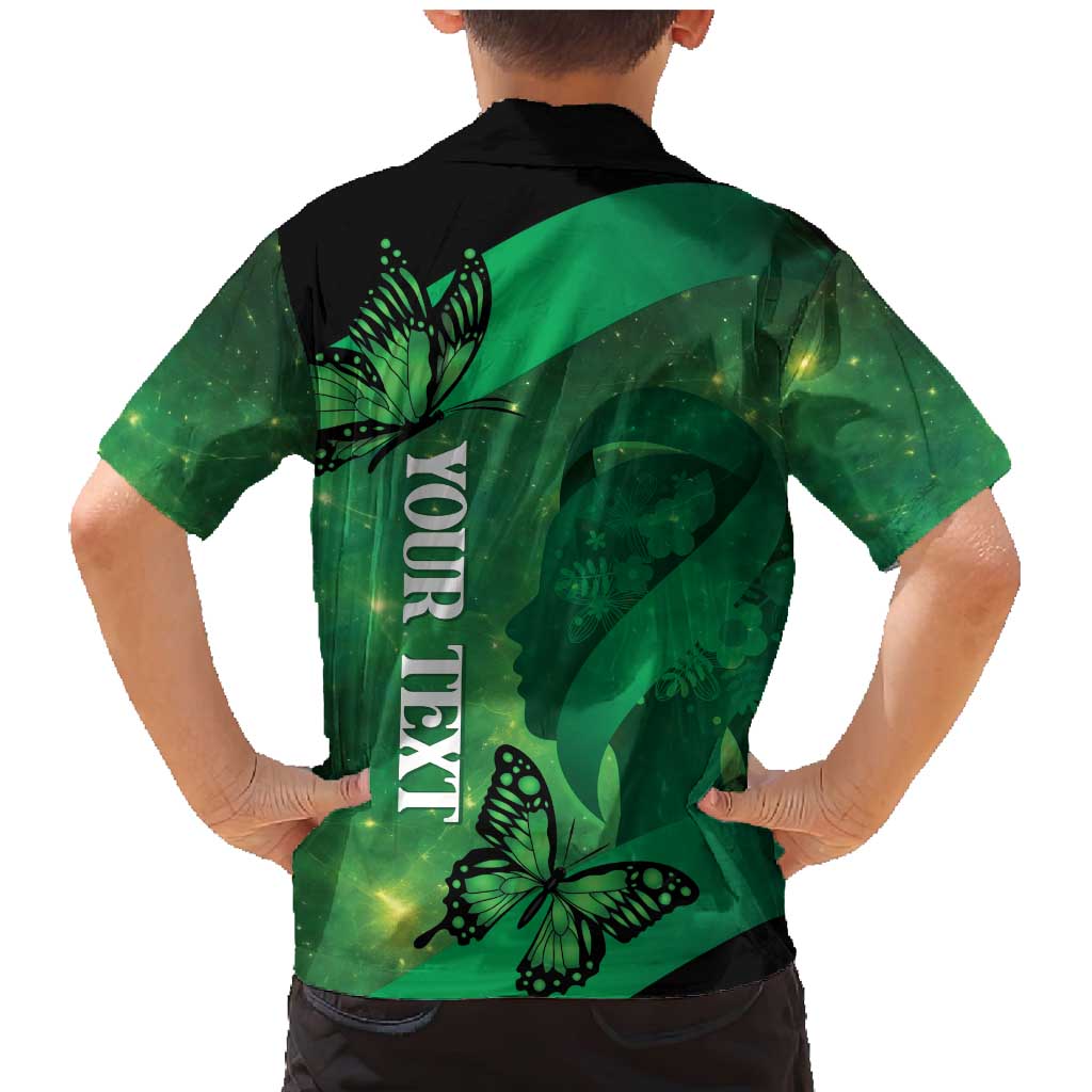 Personalised World Mental Health Awareness Month Family Matching Mermaid Dress and Hawaiian Shirt Warriors Brave Strong Galaxy Vibes LT14 - Polynesian Pride