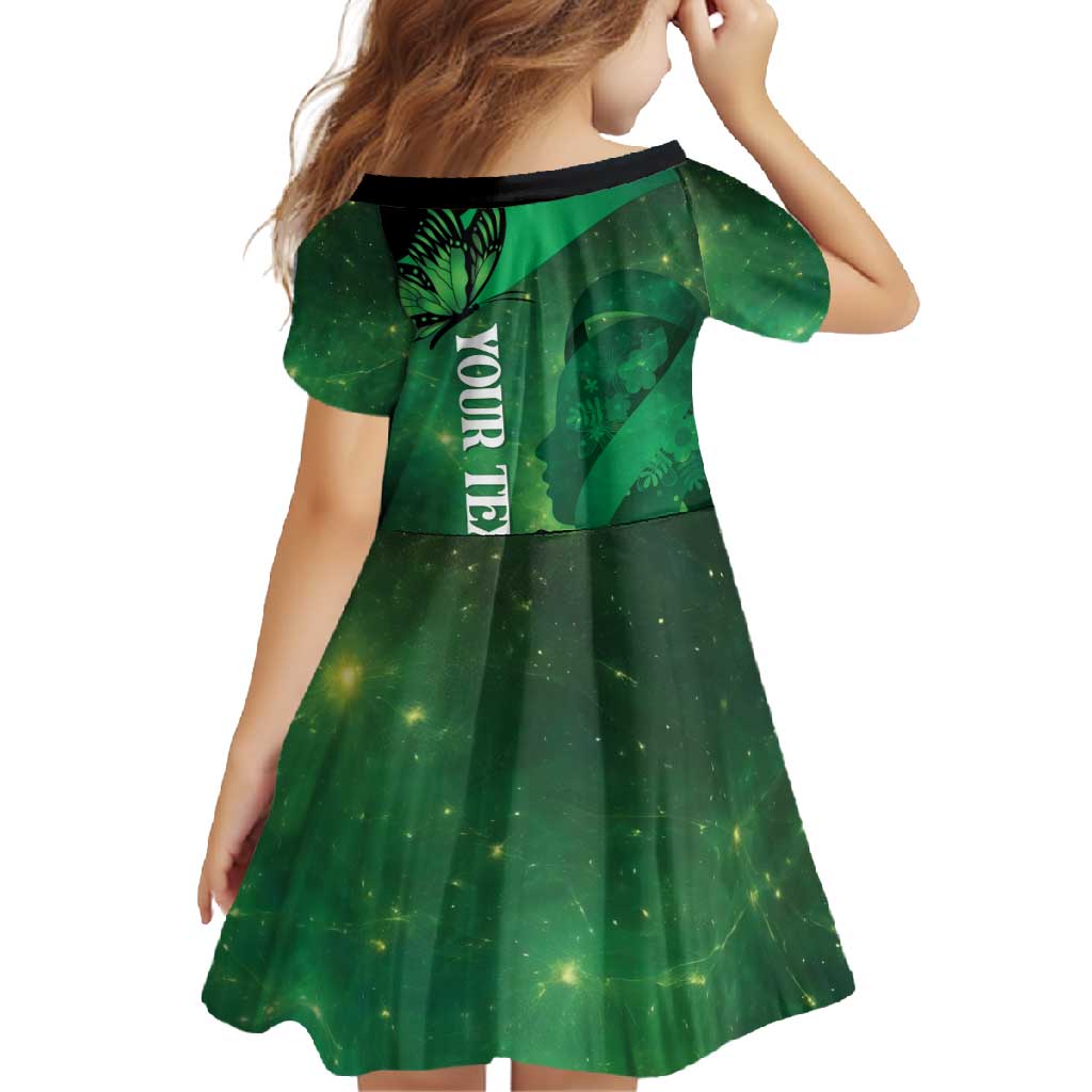 Personalised World Mental Health Awareness Month Family Matching Short Sleeve Bodycon Dress and Hawaiian Shirt Warriors Brave Strong Galaxy Vibes LT14 - Polynesian Pride