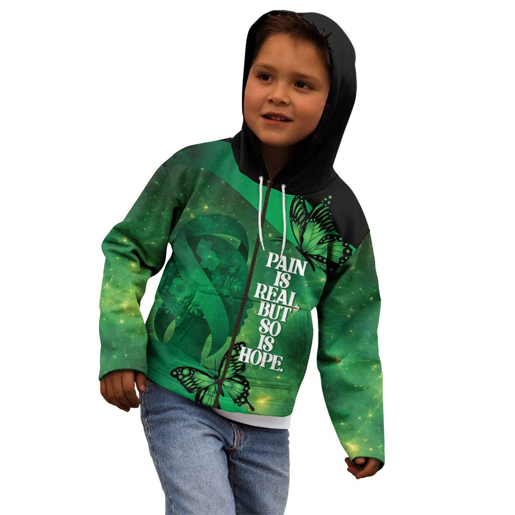 Personalised World Mental Health Awareness Month Kid Hoodie Warriors Brave Strong Galaxy Vibes LT14 - Polynesian Pride