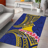 Personalised Tokelau Tokehega Day Area Rug Tokelauan Tatau Flag Color LT14 - Polynesian Pride
