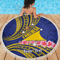 Personalised Tokelau Tokehega Day Beach Blanket Tokelauan Tatau Flag Color LT14 - Polynesian Pride