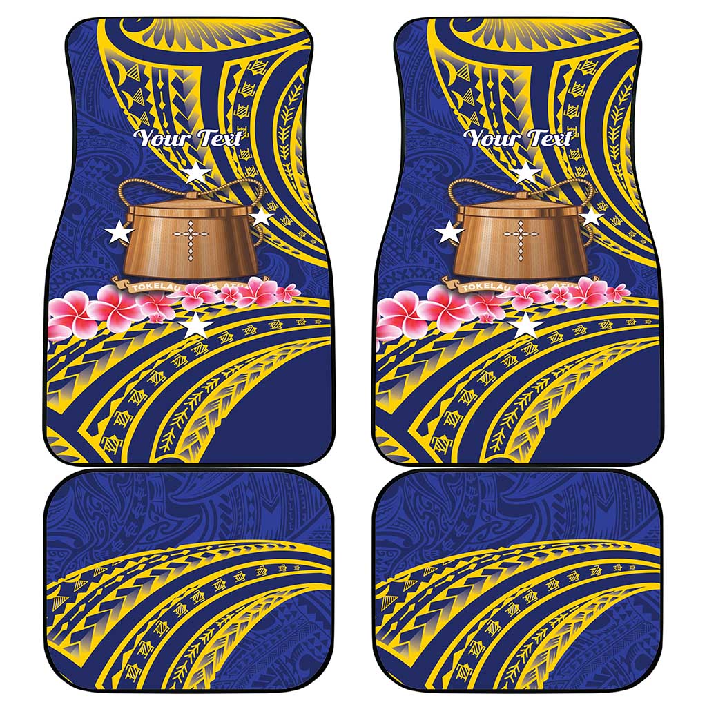 Personalised Tokelau Tokehega Day Car Mats Tokelauan Tatau Flag Color LT14 - Polynesian Pride