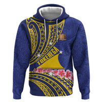 Personalised Tokelau Tokehega Day Hoodie Tokelauan Tatau Flag Color LT14 Pullover Hoodie Blue - Polynesian Pride