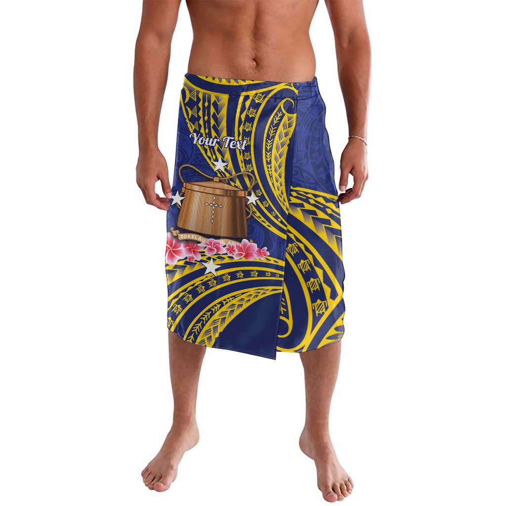 Personalised Tokelau Tokehega Day Lavalava Tokelauan Tatau Flag Color LT14 Blue - Polynesian Pride