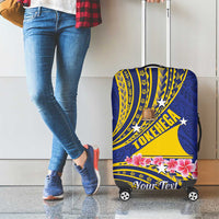 Personalised Tokelau Tokehega Day Luggage Cover Tokelauan Tatau Flag Color LT14 - Polynesian Pride