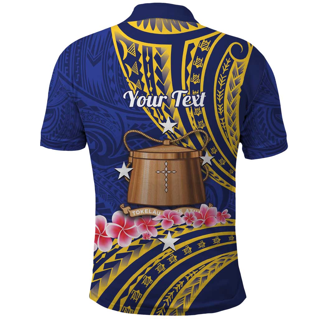 Personalised Tokelau Tokehega Day Polo Shirt Tokelauan Tatau Flag Color LT14 - Polynesian Pride