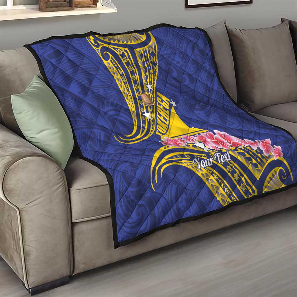 Personalised Tokelau Tokehega Day Quilt Tokelauan Tatau Flag Color LT14 - Polynesian Pride