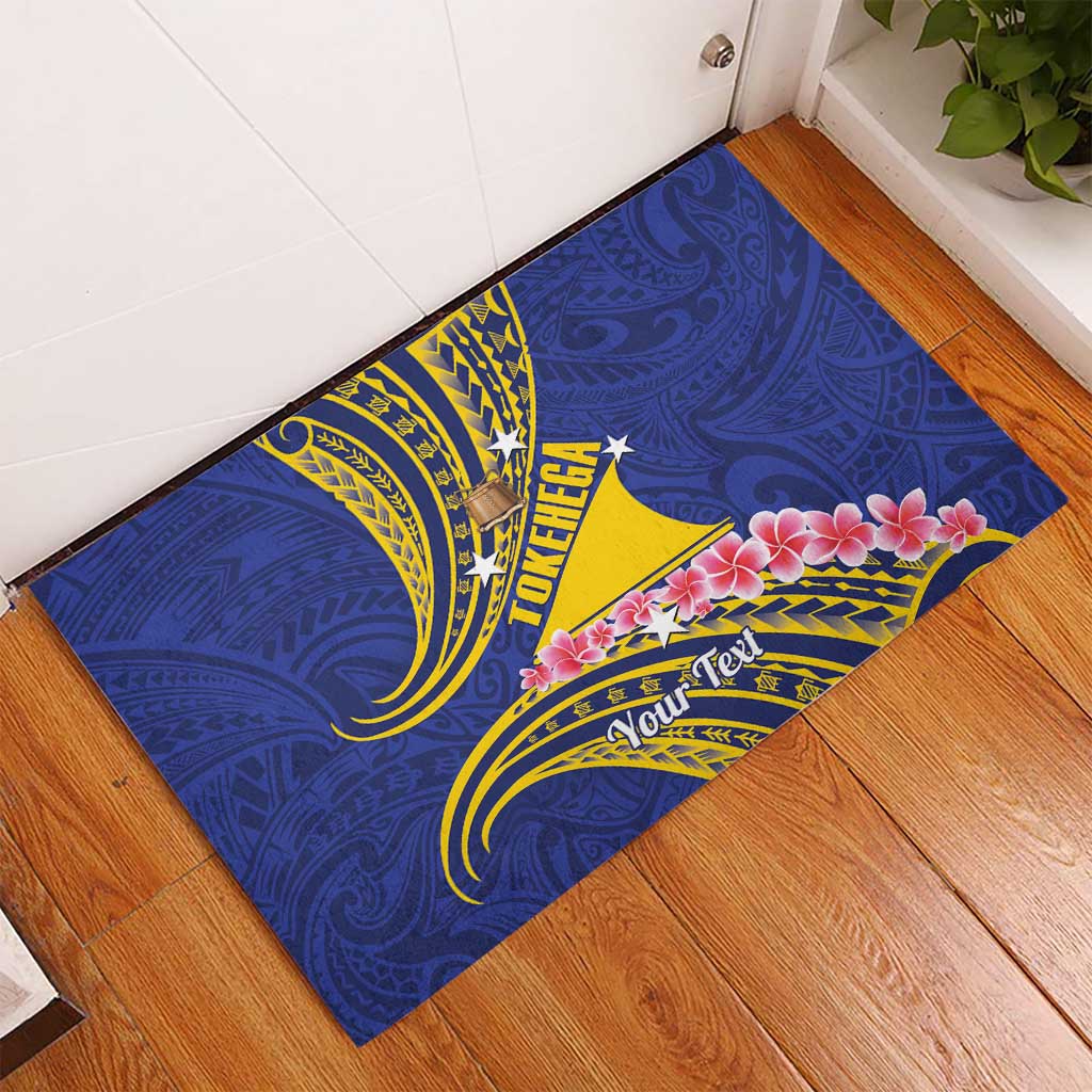 Personalised Tokelau Tokehega Day Rubber Doormat Tokelauan Tatau Flag Color LT14 - Polynesian Pride