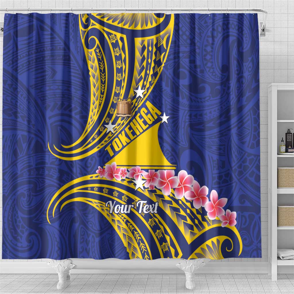 Personalised Tokelau Tokehega Day Shower Curtain Tokelauan Tatau Flag Color LT14 - Polynesian Pride