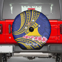 Personalised Tokelau Tokehega Day Spare Tire Cover Tokelauan Tatau Flag Color LT14 - Polynesian Pride
