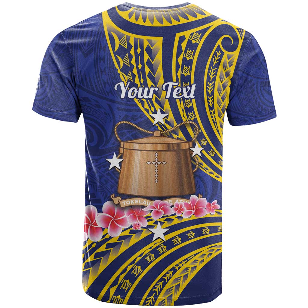 Personalised Tokelau Tokehega Day T Shirt Tokelauan Tatau Flag Color LT14 - Polynesian Pride