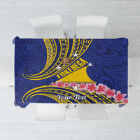 Personalised Tokelau Tokehega Day Tablecloth Tokelauan Tatau Flag Color - Polynesian Pride