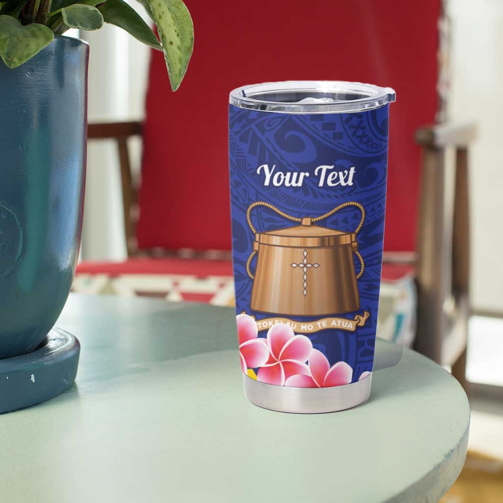 Personalised Tokelau Tokehega Day Tumbler Cup Tokelauan Tatau Flag Color LT14 - Polynesian Pride