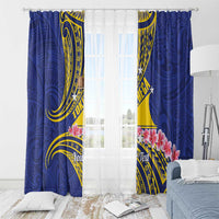 Personalised Tokelau Tokehega Day Window Curtain Tokelauan Tatau Flag Color LT14 - Polynesian Pride