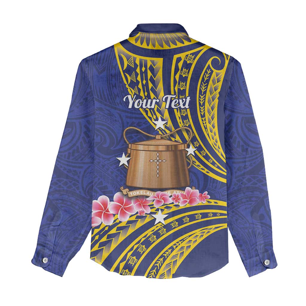 Personalised Tokelau Tokehega Day Women Casual Shirt Tokelauan Tatau Flag Color LT14 - Polynesian Pride