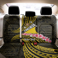Personalised Tokelau Tokehega Day Back Car Seat Cover Tokelauan Tatau Black Color LT14 - Polynesian Pride