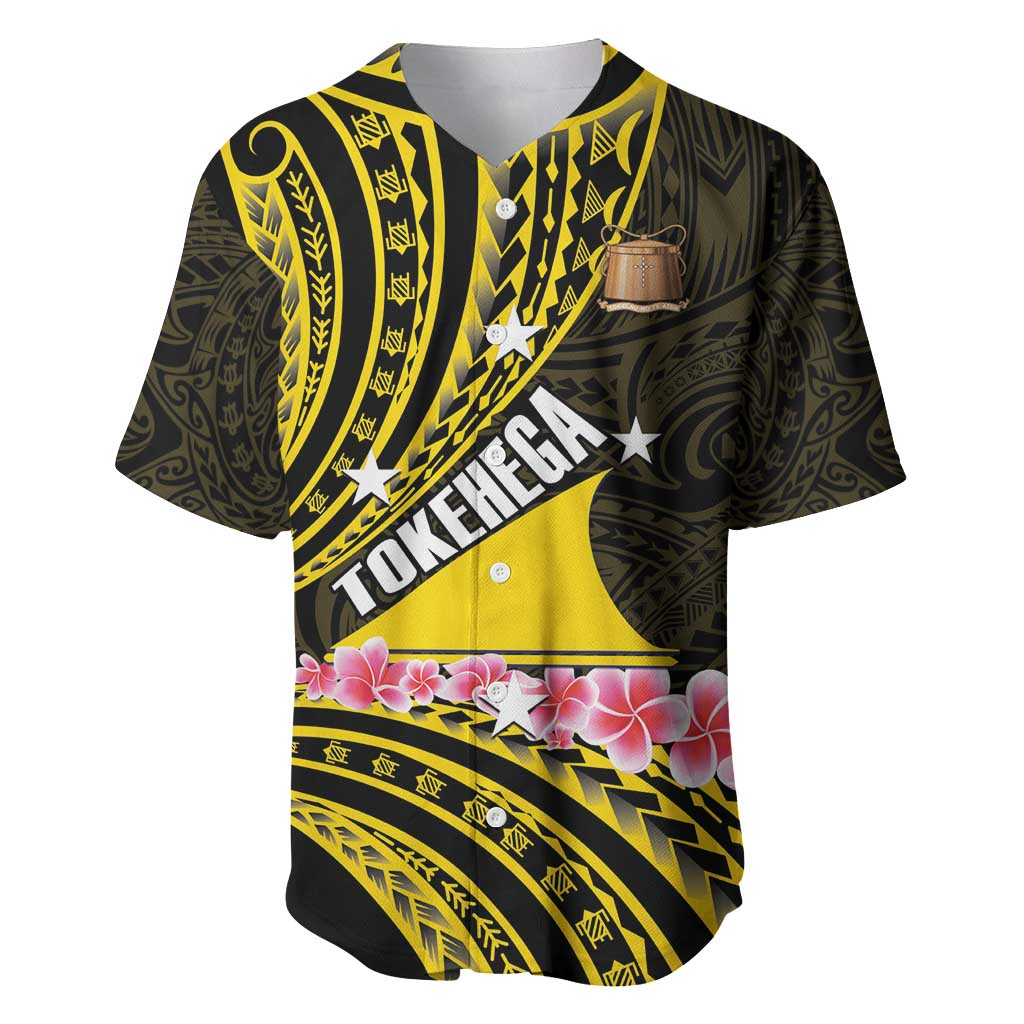 Personalised Tokelau Tokehega Day Baseball Jersey Tokelauan Tatau Black Color LT14 Black - Polynesian Pride