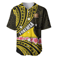 Personalised Tokelau Tokehega Day Baseball Jersey Tokelauan Tatau Black Color LT14 Black - Polynesian Pride