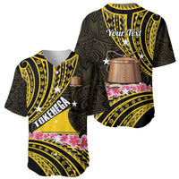 Personalised Tokelau Tokehega Day Baseball Jersey Tokelauan Tatau Black Color LT14 - Polynesian Pride