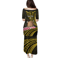 Personalised Tokelau Tokehega Day Family Matching Puletasi and Hawaiian Shirt Tokelauan Tatau Black Color LT14 - Polynesian Pride