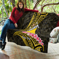 Personalised Tokelau Tokehega Day Quilt Tokelauan Tatau Black Color LT14 - Polynesian Pride