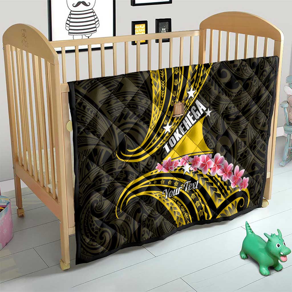 Personalised Tokelau Tokehega Day Quilt Tokelauan Tatau Black Color LT14 - Polynesian Pride