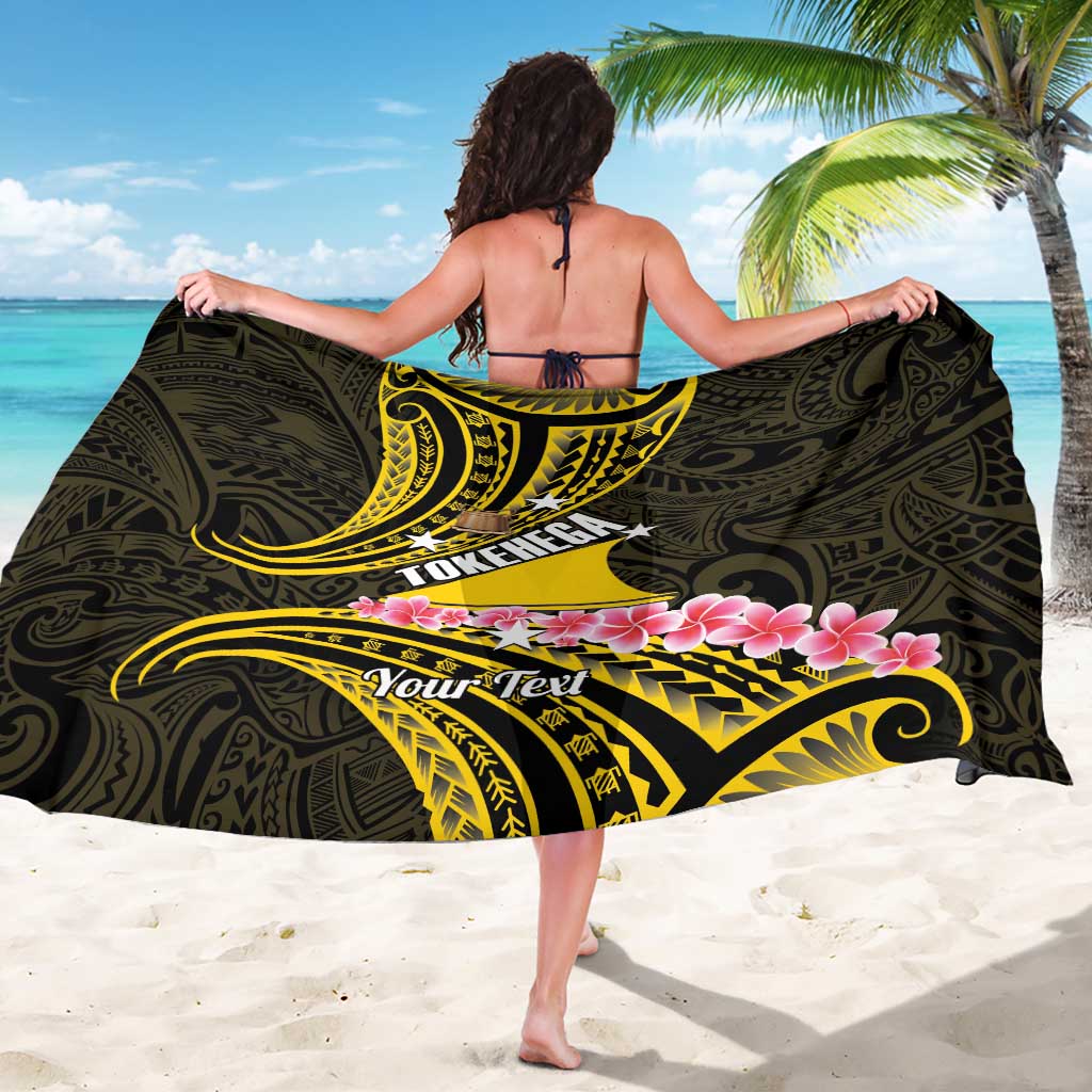 Personalised Tokelau Tokehega Day Sarong Tokelauan Tatau Black Color LT14 - Polynesian Pride