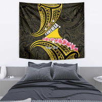 Personalised Tokelau Tokehega Day Tapestry Tokelauan Tatau Black Color LT14 - Polynesian Pride