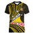 Personalised Tokelau Tokehega Day Women V-Neck T-Shirt Tokelauan Tatau Black Color - Polynesian Pride