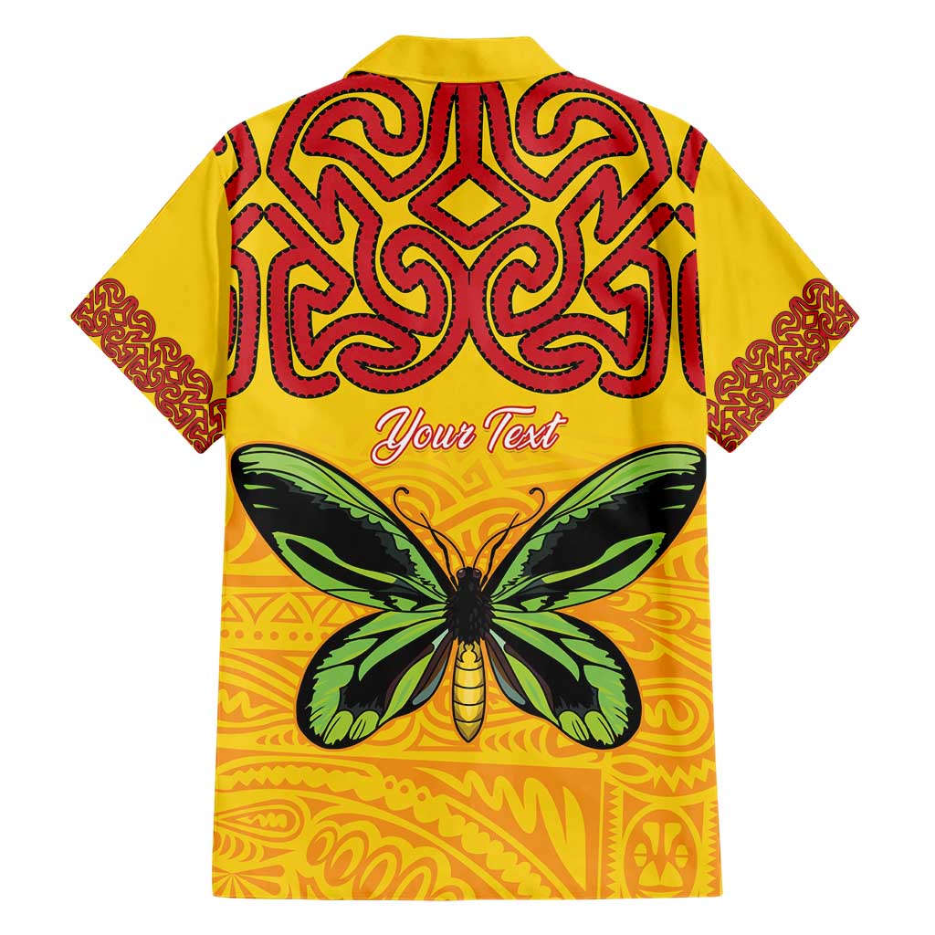 Personalised Tufi Tapa and Tattoo Festival Hawaiian Shirt PNG Oro Butterfly Tapa Pattern LT14 - Polynesian Pride