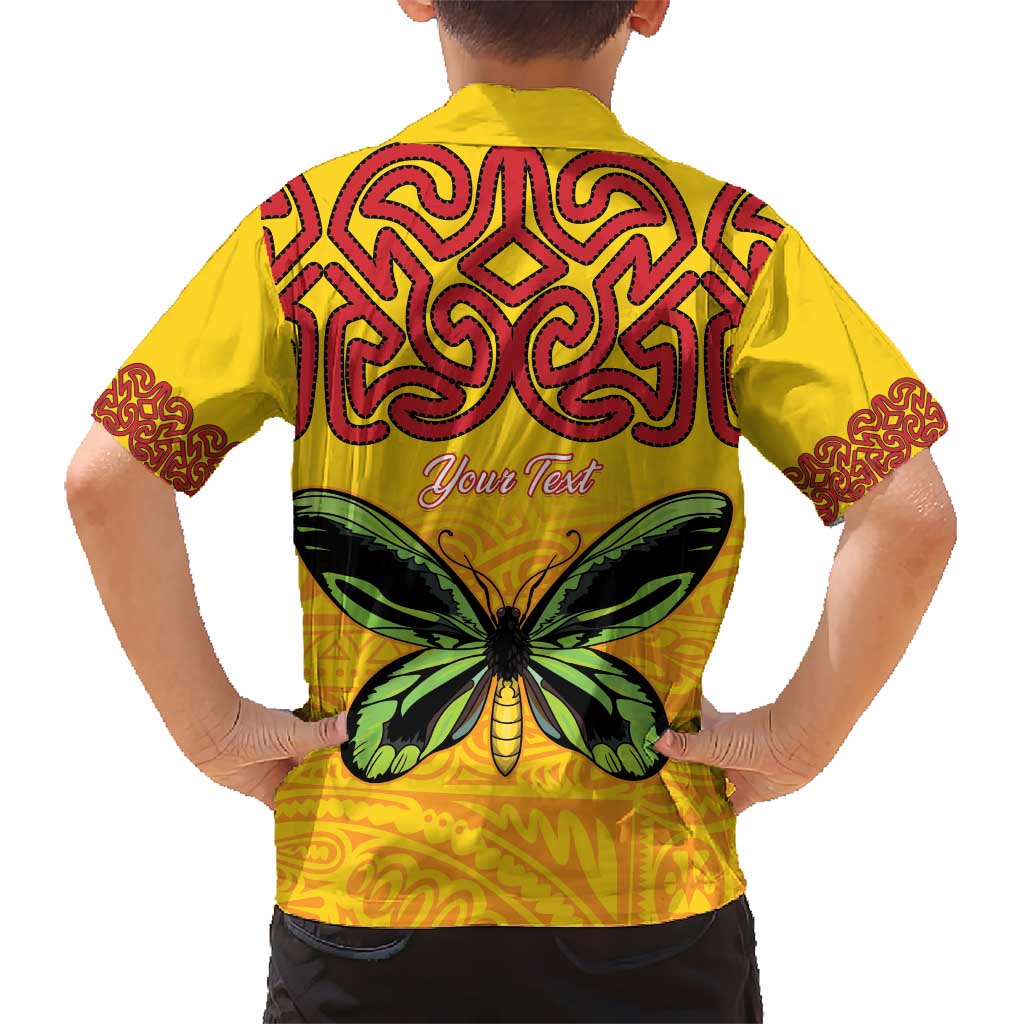 Personalised Tufi Tapa and Tattoo Festival Hawaiian Shirt PNG Oro Butterfly Tapa Pattern LT14 - Polynesian Pride