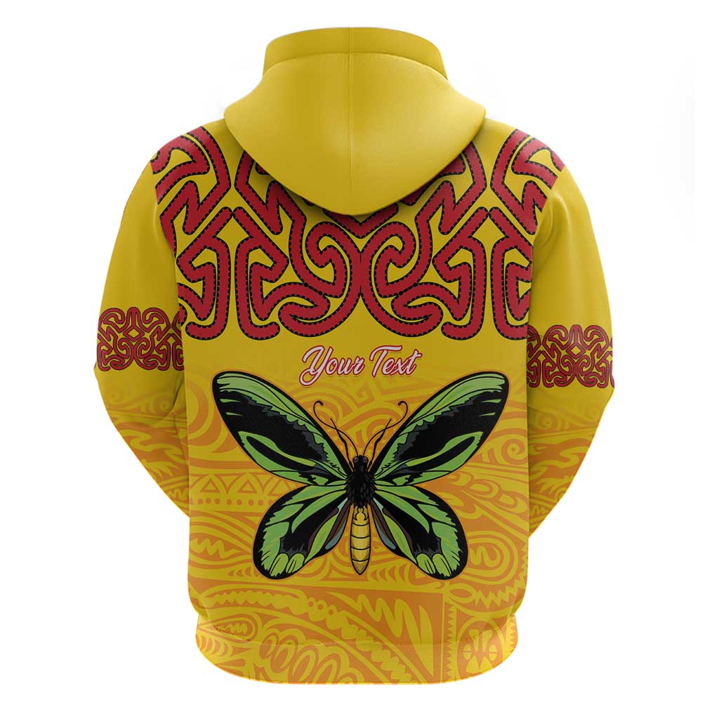 Personalised Tufi Tapa and Tattoo Festival Hoodie PNG Oro Butterfly Tapa Pattern LT14 - Polynesian Pride