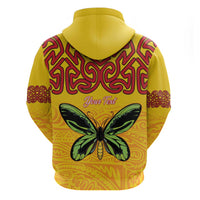 Personalised Tufi Tapa and Tattoo Festival Hoodie PNG Oro Butterfly Tapa Pattern LT14 - Polynesian Pride