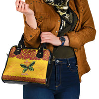 Personalised Tufi Tapa and Tattoo Festival Shoulder Handbag PNG Oro Butterfly Tapa Pattern LT14 - Polynesian Pride