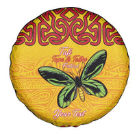 Personalised Tufi Tapa and Tattoo Festival Spare Tire Cover PNG Oro Butterfly Tapa Pattern LT14 - Polynesian Pride