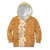 Personalised Tufi Tapa and Tattoo Festival Kid Hoodie Oro Tapa Cloth With Plumeria - Polynesian Pride