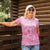 Personalised Polynesia Breast Cancer Awareness Women Polo Shirt No One Fights Alone Turtle Ribbon - Pink Version