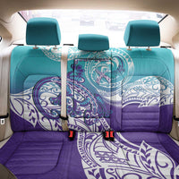 Personalised New Zealand Suicide Prevention Month Back Car Seat Cover You Matter NZ Fern With Maori Koru Lizard LT14 - Polynesian Pride