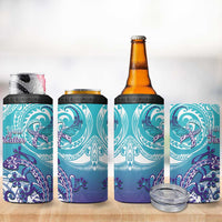 Personalised New Zealand Suicide Prevention Month 4 in 1 Can Cooler Tumbler You Matter NZ Fern With Maori Koru Lizard LT14 - Polynesian Pride