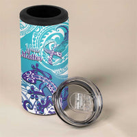 Personalised New Zealand Suicide Prevention Month 4 in 1 Can Cooler Tumbler You Matter NZ Fern With Maori Koru Lizard LT14 - Polynesian Pride