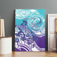 Personalised New Zealand Suicide Prevention Month Canvas Wall Art You Matter NZ Fern With Maori Koru Lizard LT14 - Polynesian Pride
