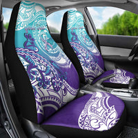 Personalised New Zealand Suicide Prevention Month Car Seat Cover You Matter NZ Fern With Maori Koru Lizard LT14 - Polynesian Pride