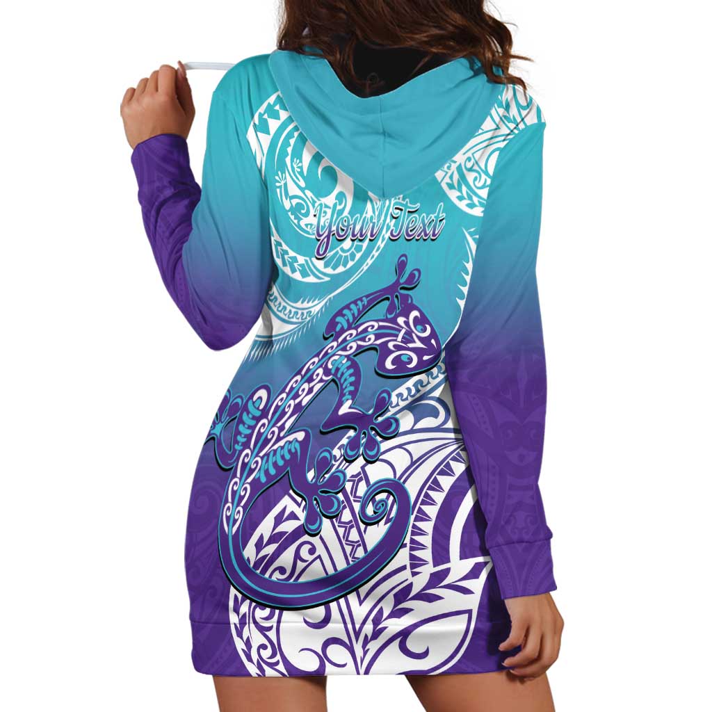 Personalised New Zealand Suicide Prevention Month Hoodie Dress You Matter NZ Fern With Maori Koru Lizard LT14 - Polynesian Pride