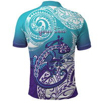 Personalised New Zealand Suicide Prevention Month Polo Shirt You Matter NZ Fern With Maori Koru Lizard LT14 - Polynesian Pride
