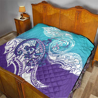 Personalised New Zealand Suicide Prevention Month Quilt You Matter NZ Fern With Maori Koru Lizard LT14 - Polynesian Pride